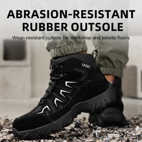 Steel Toe Boots for Men Work Indestructible Safety Boots