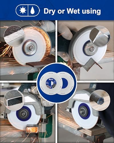 SHDIATOOL 4-1/2 Inch Diamond Metal Cutting Wheel 4PCS Cut Off Grinding Disc