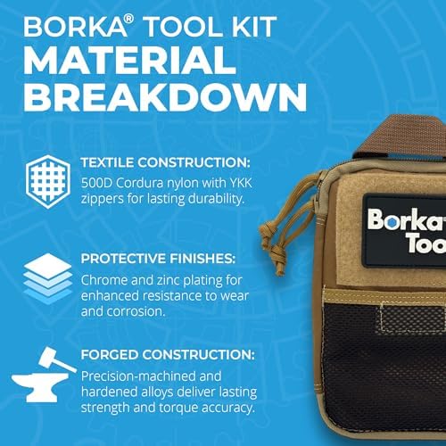 Torque Driver Kit – Precision Edition: Adjustable Torque Wrench Set with S2 Steel Bits, Ratchet Handle, Adapters & Cordura Pouch – Precision Assembly & Equipment Maintenance Tool