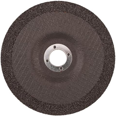 Weiler 57129 6”X1/4”, Tiger Type 27 Grinding Wheel, A24R, 7/8" A.H. (Pack of 10), 6" Dia