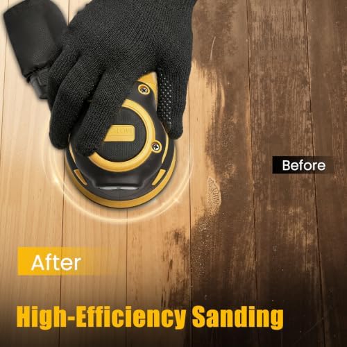 5 Inch Cordless Brushless Random Orbital Sander for Dewalt 20V Battery