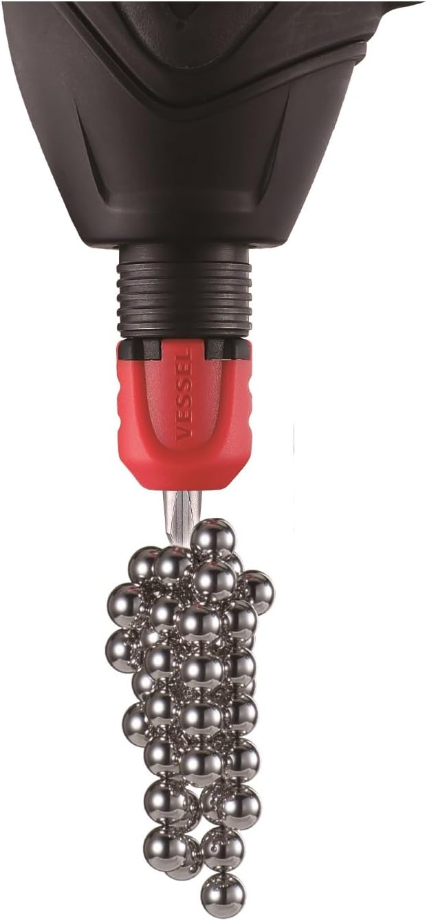 VESSEL JISDRIVE Impact Ball Torsion Bit 33PC. Set, No. IB33JSP01U Made in Japan (Cross Point Tip Set)