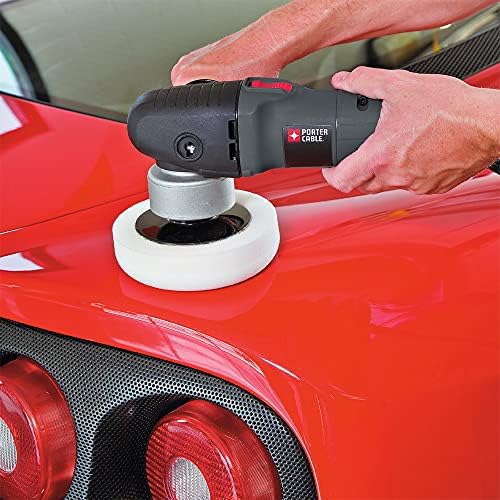 PORTER-CABLE Buffer Polisher, Car Polisher for Car Detailing, 6-Inch, Orbital, Variable Speed (7424XP)