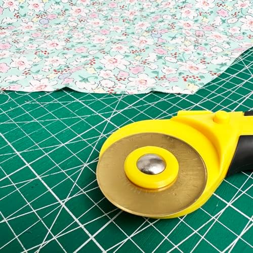 Titanium Coated 45mm Rotary Cutter Blades 50 Pack Rotary Blades for Fabric