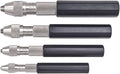 Starrett Pin Vise Set, .010 - .187" Range, 4 Pieces
