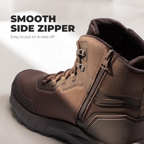 NORTIV 8 Men's Composite Toe Work Boots Slip Resistant
