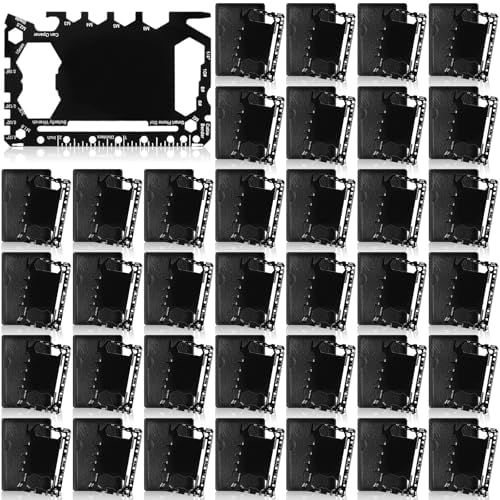 Cholemy 36 Pcs Credit Card Wallet Multitool 46 in 1