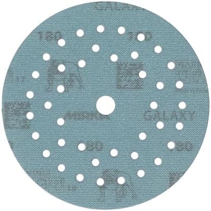 Mirka Galaxy Multifit Sandpaper 5 inch Grit 180 50 Discs Pack