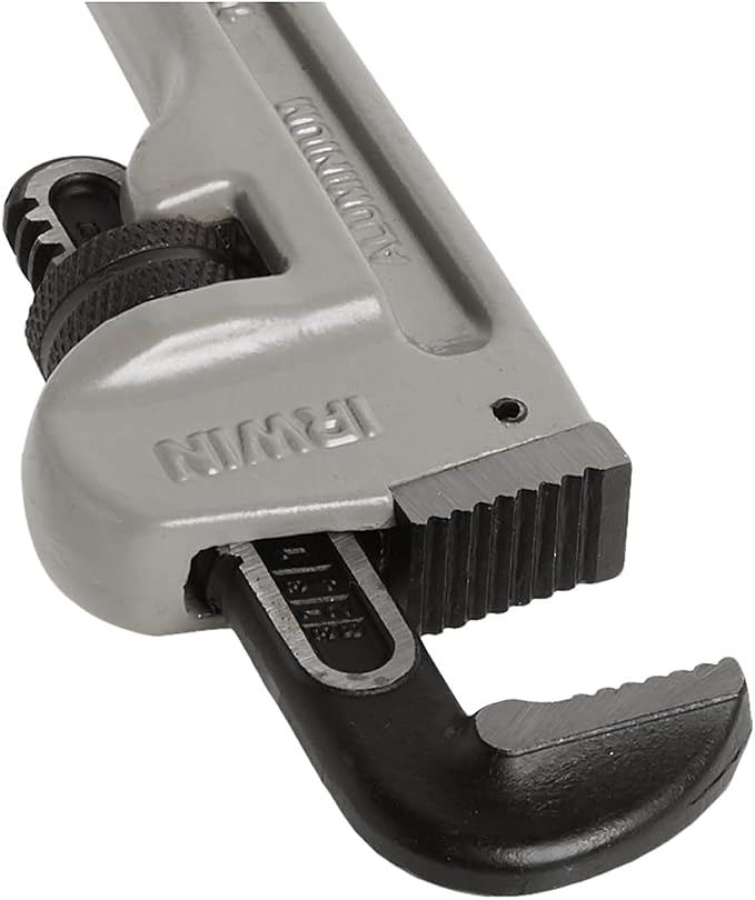 IRWIN VISE-GRIP Tools Cast Aluminum Pipe Wrench, 1-1/2-Inch Jaw Capacity, 10-Inch (2074110)