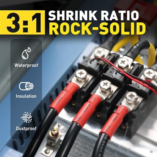 haisstronica 340PCS Wire Repair Kit, Solder Seals, 3:1 Tubing, Heat Gun