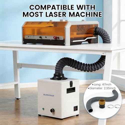 BAOSHISHAN 100W Solder Fume Extractor 240m³/h Strong Suction