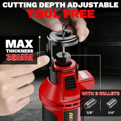 Cordless Drywall Cut-Out Tool Compatible with Milwaukee 18V Battery, 3 Speed Adjustable Brushless Rotary Saw with Up to 30000 RPM, Compact Spiral Saw Kit for Wood,Drywall,Tiles,plastic (Tool Only)