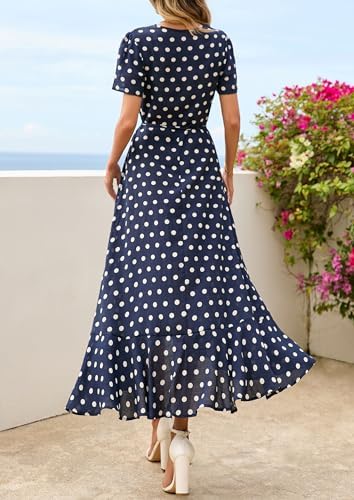 PRETTYGARDEN Women's Boho Floral Summer Maxi Dresses