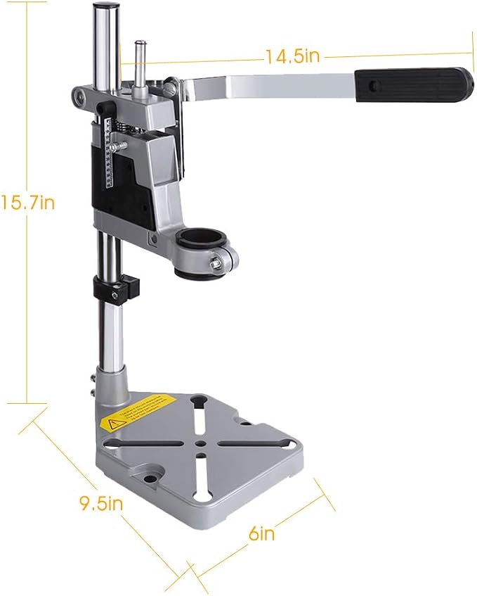 Bench Drill Press Stand, Portable Drill Drilling Guide, Universal Clamp Drill Press Workbench for Drilling Top