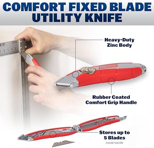 WAL-Board Tools Drywall Patch Repair Kit, Mud Pan, Knife, Aluminum Mesh