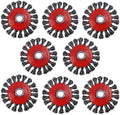 8 Pack 4 Inch Wire Wheels for Angle Grinder, with 5/8" Thread Arbor