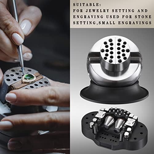 DZQ Jewelers Microscope with Ball Vise 7X-45X Micro Inlaid Mirror