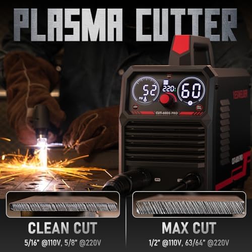 YESWELDER 60A Non-HF Plasma Cutter, Non-Torch Pilot Arc, 110/220V