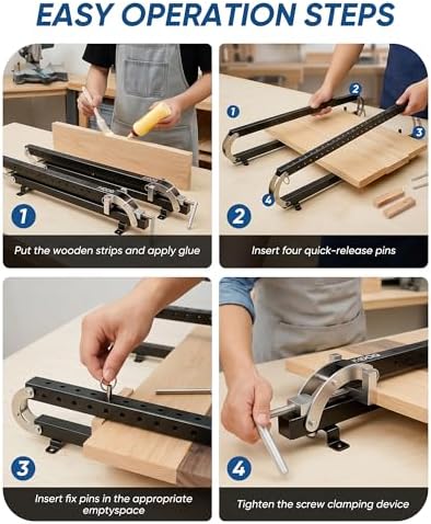 Parallel Clamps for Woodworking, 24", 2-Pack