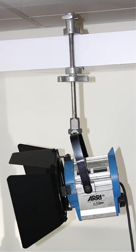 Kupo Super Viser Clamp with 3" Center Jaw and 5/8" Baby Stud for Secure Mounting on Pipes, Truss, Speed Rail, and Rigging Structures in Lighting and Grip Applications (KG602712)