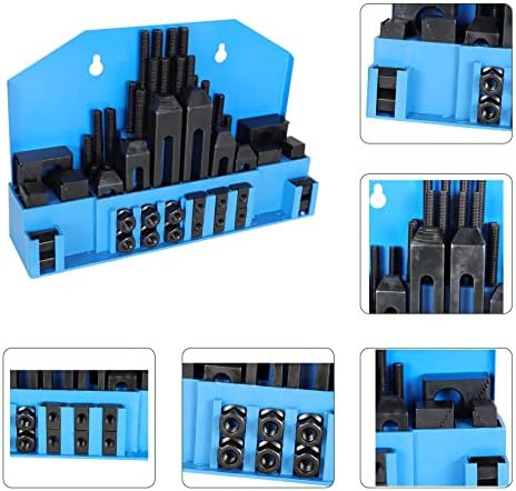 58PCS Machine Tool Fixture Clamping Kit Fit for Milling Machine