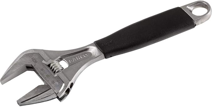 Bahco Spanner Adjustable Spanner Plastic Handle Jaw Width 32 mm Length 170 mm