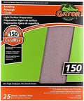 Gator CeraMax 9" x 11" Ceramic Sanding Sheets, 150 Grit, 25 Pack
