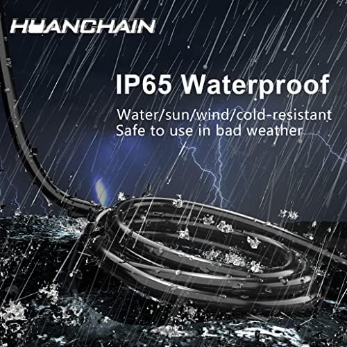 HUANCHAIN Black Extension Cord 150 FT, 16 Gauge, Outdoor Electric Cable