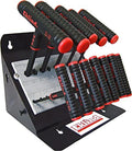 EKLIND 60614 Power-T Handle Hex Key allen wrench- 11pc set SAE Inch Sizes 5/64-3/8 6in w/Stand