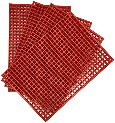 Organizer Genie - Four Red Pegboard Set to organize your Sockets, Wrenches, Pliers, Screwdrivers, Bits and All Other Tools Large