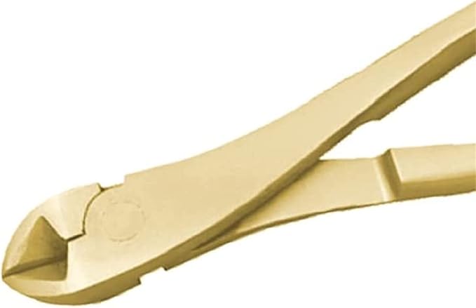 WEDO Diagonal Cutting Pliers, Side-cutting Pliers, Side Cutter, Length 190mm, Length 8 inch, Aluminum Bronze, Non-Sparking, DIN Standard, BAM & FM Certificate