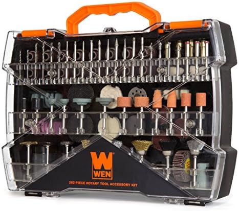 WEN 23190 1.3-Amp Variable Speed Steady-Grip Rotary Tool (190-Piece) and 282-Piece Accessory Kit