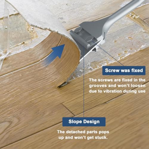 SDS Plus Floor Scraper, 5in x 10in SDS Plus Chisel, Tile Removal Tool for Rotary Hammer & Demolition Hammer, Removes Thinset, Tile, Vinyl, Linoleum, Carpet & Hardwood Flooring