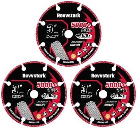 3 Inch Cut Off Wheel Diamond Cutting Wheel for Metal 3/8" Arbor