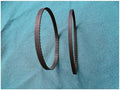 Replacement 2 DRIVE BELTS FOR BAUER 191511E-B BENCH TOP OSCILLATING FOR EDGE BELT SPINDLE SANDER - SD02/26-3322