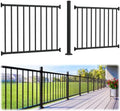 36in H x 8ft W Modular Aluminum Porch and Deck Railing Kit