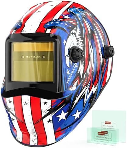YESWELDER Auto Darkening Welding Helmet 1/1/1/1 True Color, LYG-L600A