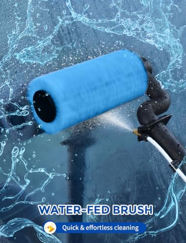 Telescopic Water-Fed Washing Kit with Soap Dispenser