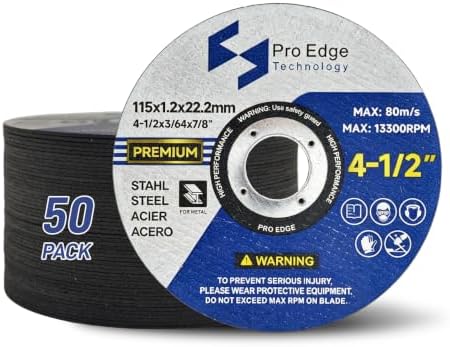 50 Pcs Premium Cut Off Wheels 4-1/2" for Angle Grinder