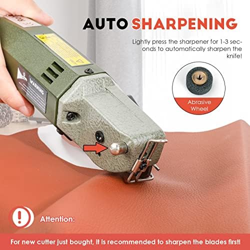 Electric Rotary Fabric Carpet Cutter Heavy Duty Fabric Scissors YJ-50