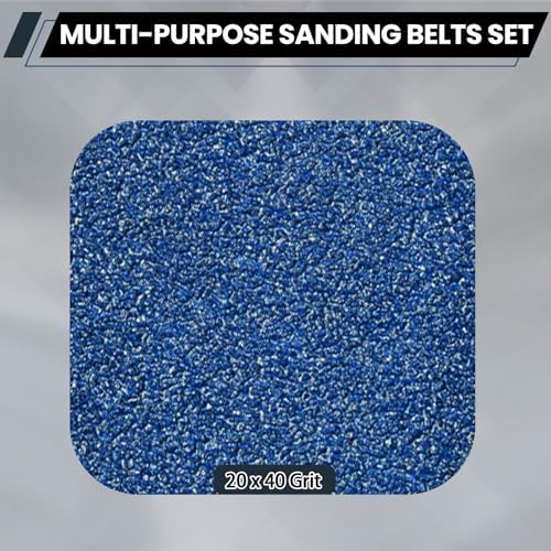 3x18 Inch Sanding Belts 20 Pcs 40 Grits Heavy Duty Belt Sander Zirconia Belt Sander Paper for Wood, Metal, Stainless Steel, Automotive, and Furniture