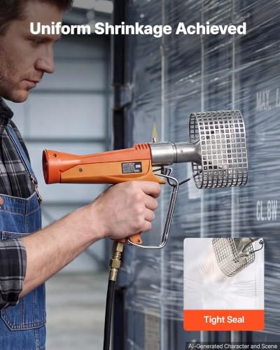 VEVOR Propane Heat Gun with 3FT Extension Pole Up to 168280 BTU Hot Air Gun