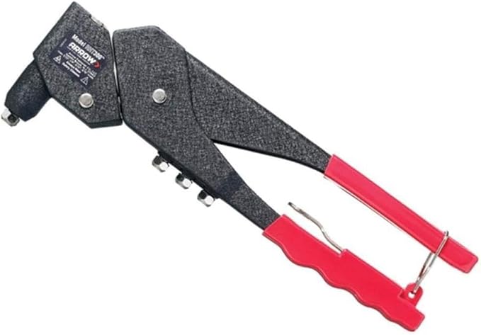 Arrow RHT300 One-Handed Swivel Rivet Tool, Manual Riveter for Metal, Fabric, Leather, and Auto Repair, Uses 1/8-Inch, 3/16-Inch, 5/16-Inch Rivets