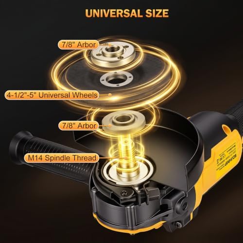Angle Grinder Cordless for Dewalt 20V Max Battery