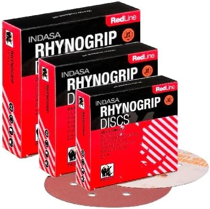 Buy Indasa Rhynogrip Redline 6" 9-Hole Vacuum Sanding Discs, 690 Series 40