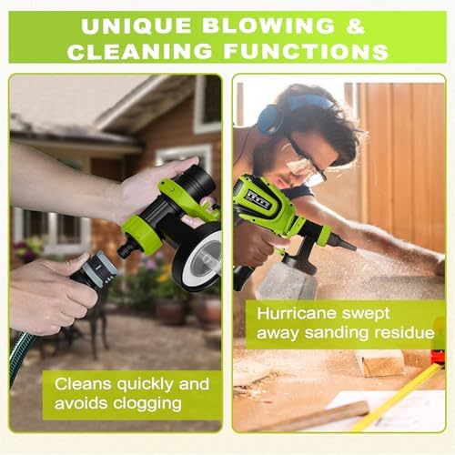 VONFORN Paint Sprayer, 700W Spray Paint Gun with 4 Nozzles & 3 Patterns