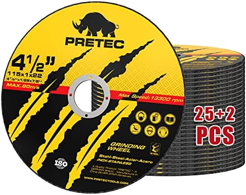 27 Pack Cut Off Wheels 4-1/2", Metal Cutting Wheel for Angle Grinder