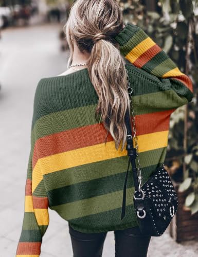Womens Oversized Sweaters Loose Solid Casual Long Sleeve Mock Neck Knitted Jumper Tops