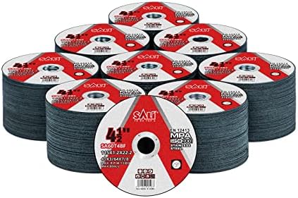 SALI 400 Pack Cut Off Wheel 4 1/2 Inch Cutting Wheels 4-1/2" x 3/64" x 7/8" Professional Cutting Stainless Steel, Angle Grinder Cutting Wheel,Cutting Discs with Aggressive Cutting Upgrade