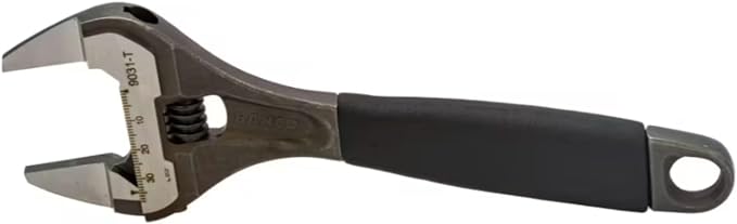 BAHCO 9031-T Adjustable Wrench Thin Type Large Mouth Monkey Wrench